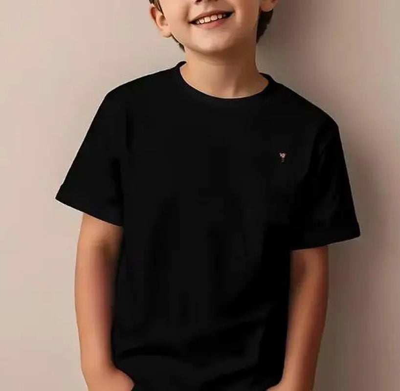 Boys Summer Cotton T-Shirt Featuring Dinosaur Cartoon and Vibrant Scene for Outdoor Casual Play