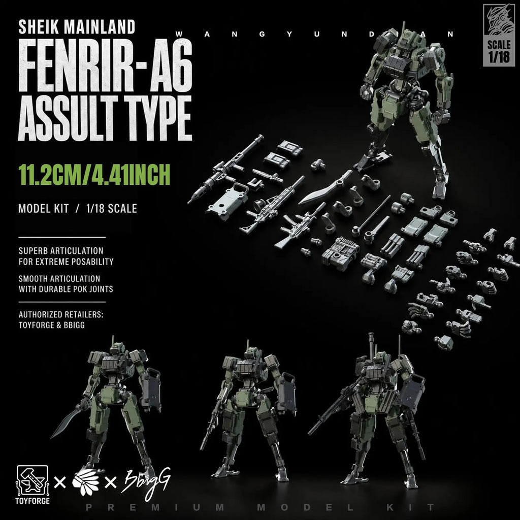 Officially‑Licensed 1/18 Scale Mecha Assembly Model Kit, Highly Movable Sci‑Fi Robot with Modular Armor, 2‑Pack DIY Collectible Toy