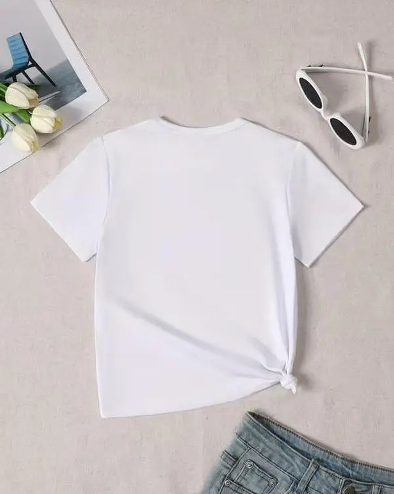 Boys Summer Cotton T-Shirt Featuring Dinosaur Cartoon and Vibrant Scene for Outdoor Casual Play